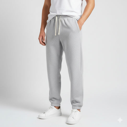 Men’s Thermal Lined Drawstring Straight-Leg Pants