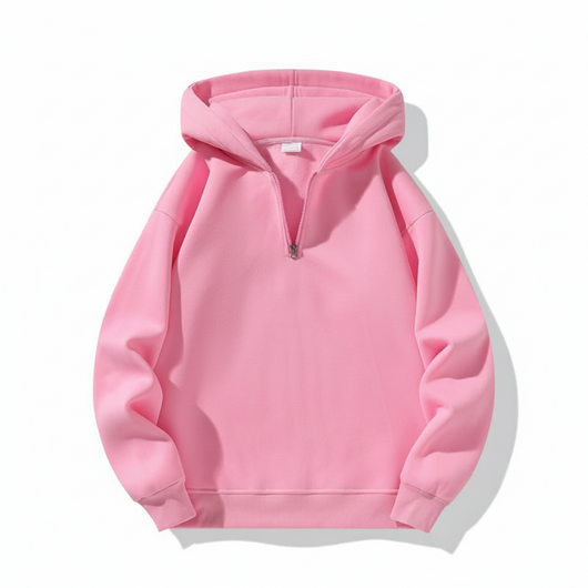 Men’s Half-Zip Streetwear Hoodie