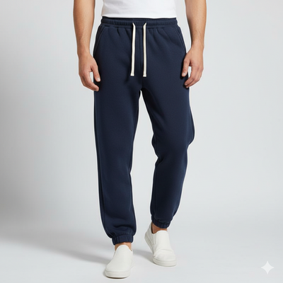 Men’s Thermal Lined Drawstring Straight-Leg Pants