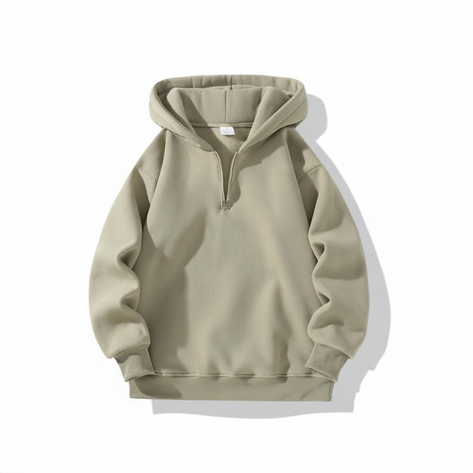 Men’s Half-Zip Streetwear Hoodie