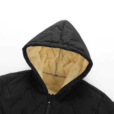 Men’s Winter Hooded Fleece Jacket