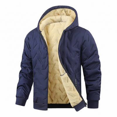 Men’s Winter Hooded Fleece Jacket
