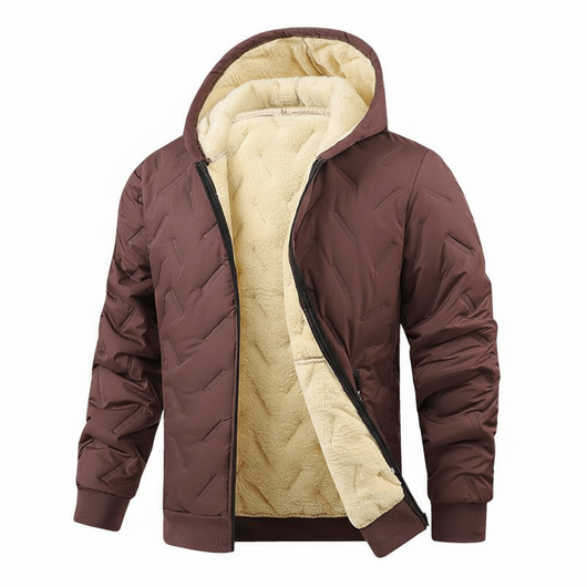 Men’s Winter Hooded Fleece Jacket