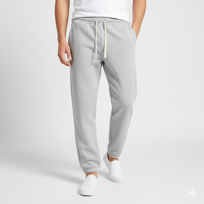 Men’s Thermal Lined Drawstring Straight-Leg Pants