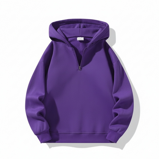 Men’s Half-Zip Streetwear Hoodie