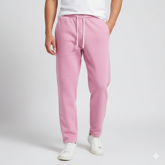 Men’s Thermal Lined Drawstring Straight-Leg Pants