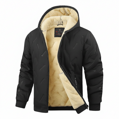 Men’s Winter Hooded Fleece Jacket