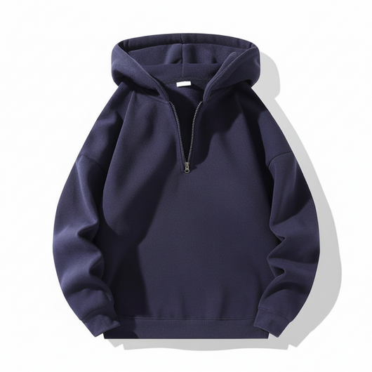 Men’s Half-Zip Streetwear Hoodie