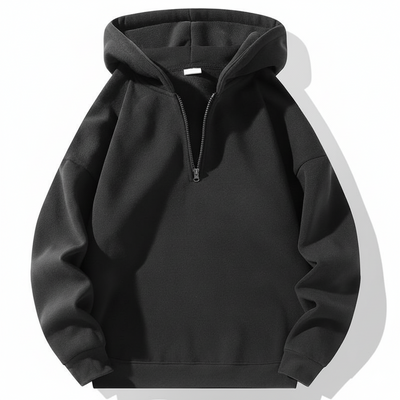 Men’s Half-Zip Streetwear Hoodie