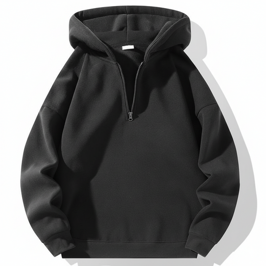 Men’s Half-Zip Streetwear Hoodie