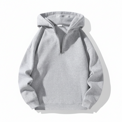 Men’s Half-Zip Streetwear Hoodie