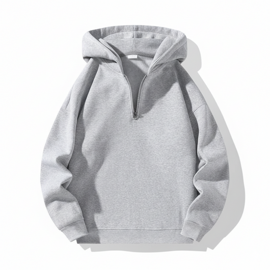 Men’s Half-Zip Streetwear Hoodie