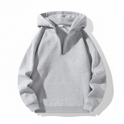 Men’s Half-Zip Streetwear Hoodie