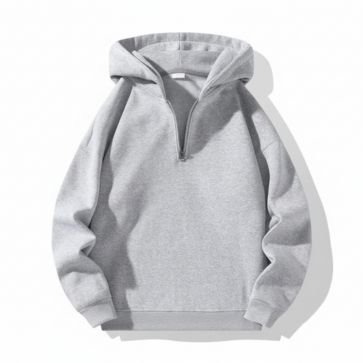 Men’s Half-Zip Streetwear Hoodie